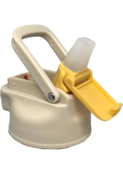 450ml Renkli Pipetli Tritan Su Şişesi, Sarı-Mavi-Turuncu, , Hafif, Şık