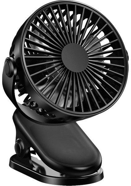 Büyük Rüzgar Taşınabilir Klip Fan USB Mini Sessiz Yaz Masaüstü Ofis Fanı (Yurt Dışından)