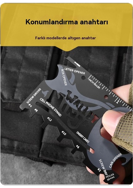 Açık Alet Kartı Çok Fonksiyonlu Alet Kartı Kombinasyon Alet Kartı Sabre Kartı Açık Kamp Araçları (Yurt Dışından) indirimleri