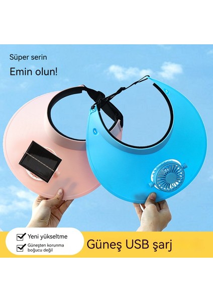 Yeni Açık Taşınabilir Güneş Elektrikli Fan Güneş Şapkası (Yurt Dışından) fiyatları