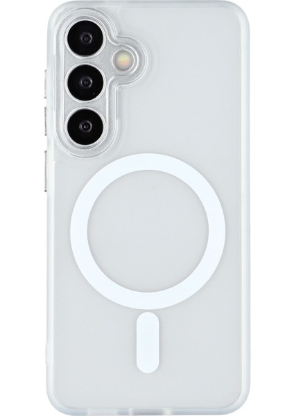 Samsung Galaxy S25 Plus Pc + Tpu Mat Telefon Kılıfı Magsafe ile Uyumlu (Yurt Dışından)