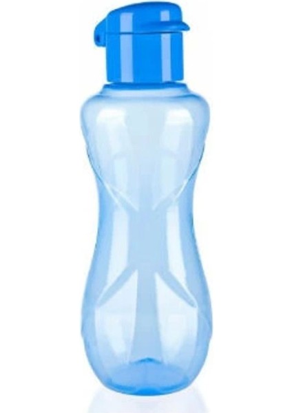 Mini çocuk matara ve suluğu, 250ml, mavi, hafif ve plastik materyal