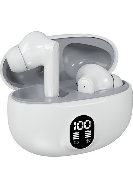 Kulak Içi Kablosuz Bluetooth Kulaklık Koşu Spor Gürültü Önleyici Müzik Arama Kulaklığı (Yurt Dışından)