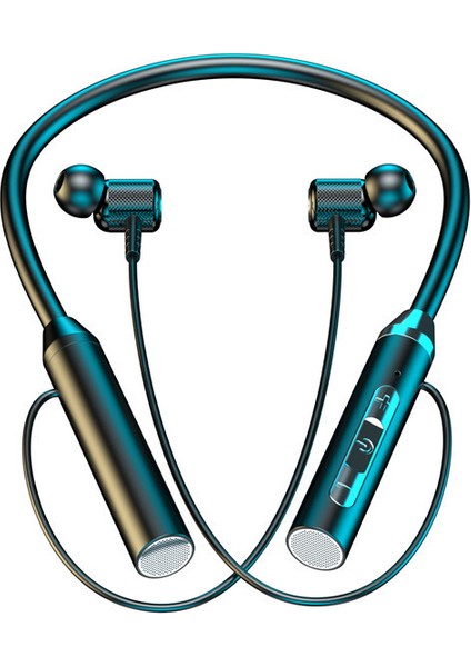 Bluetooth Kablosuz Kulaklık Spor Kulak Içi Boyun Bluetooth Kulaklık (Yurt Dışından)