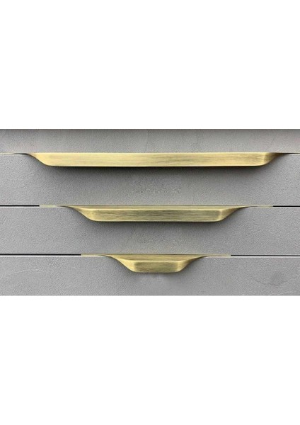 Mobilya Kulbu Antik Sarı Renk 256MM Kulp 1 Adet (SY8900 0256 Abm)