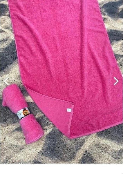 Pembe Mikrofiber Plaj ve Banyo Havlusu - Hafif (75X150) 0080P