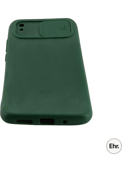 Xiaomi Redmi 9A Uyumlu Kamera Sürgülü Mat Silikon Kılıf modelleri