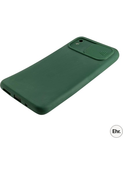 Xiaomi Redmi 9A Uyumlu Kamera Sürgülü Mat Silikon Kılıf indirimleri