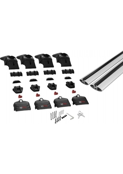 Apline Ace-2 221 V2 Gri Rifter /berlingo/combo/doblo/proace Ara Atkı Anahtarlı (Yapışık Araçlar)