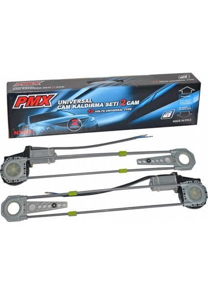 Pmx 12V Cam Kaldırma Seti 2 Kapı Üniversal NT001