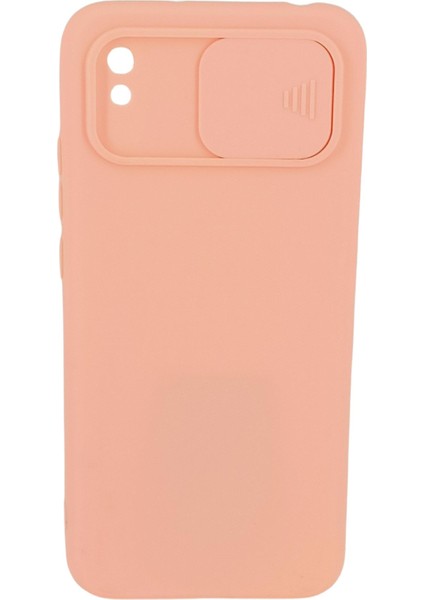 Xiaomi Redmi 9A Uyumlu Kamera Sürgülü Mat Silikon Kılıf
