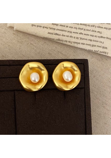 Niş Mizaç Metal Küpe Trendi Tasarım Küpeleri (Yurt Dışından)