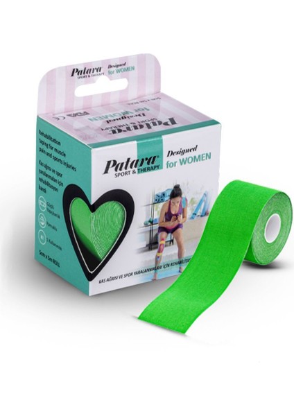 Well Yeşil Spor ve Terapi Bandı, Sport Tape Tape, Sporcu Kas