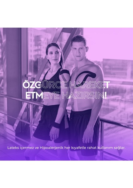 Well Yeşil Spor ve Terapi Bandı, Sport Tape Tape, Sporcu Kas indirimleri