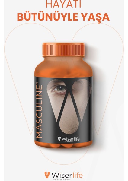 Wiserlife Masculine Cüce Palmiye Ekstresi Isırgan Ekstresi Çinko ve Bor Içeren Takviye Edici 60 Tablet
