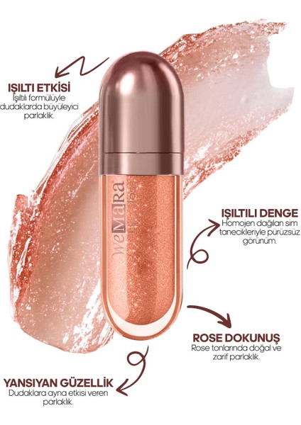 Sun Glow Rose Gold Gloss 8 ml