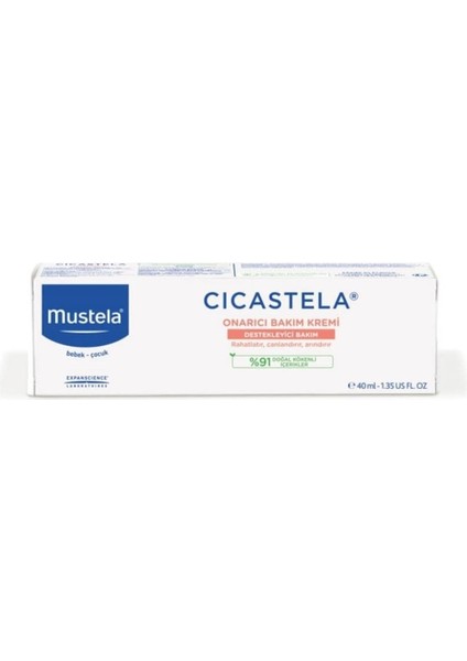 Mustela Cicastela Onarıcı Bakım Kremi 40 ml