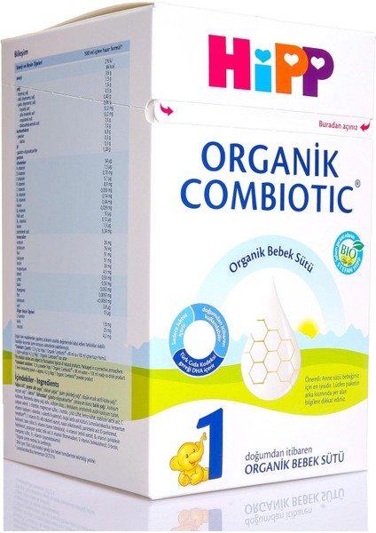 Hipp 1 Organik Combiotic Bebek Sütü 800 gr