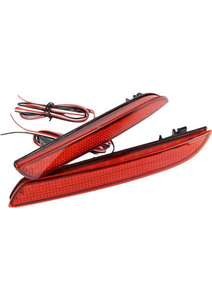 Araba Arka Tampon Reflektör Fren Lambası LED Arka Lambası HO1185103 HO1184103 Honda Cr-Z Insight Cr-V Fıt Için (Yurt Dışından)