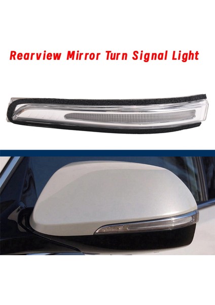 Hyundai Santa Fe 2013-2016 Için Dikiz Aynası Dönüş Sinyal Lambası Yan Ayna LED Reflektör Lambası 87613-B8000 87614B8000 (Yurt Dışından) indirimleri