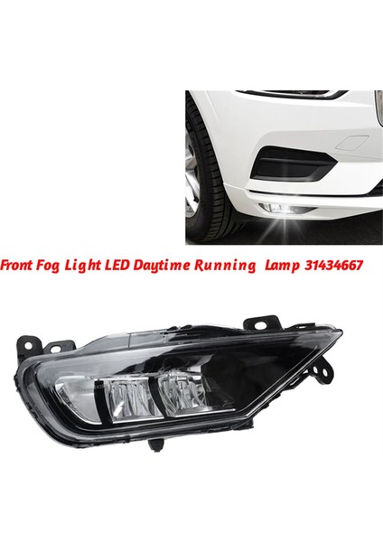 Araba Ön LED Sis Lambası Volvo XC60 XC90 S90 V90 LED Gündüz Çalışan Sürüş Lambası 31395866 31434667 R (Yurt Dışından) indirimleri