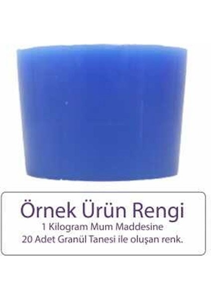 Mavi Mum Boyası 100 gr - Granül Mum Boyası modelleri
