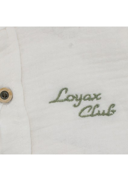 Erkek Çocuk Ekru Yeşil Müslin Gömlekli Armalı 2'li Takım modelleri