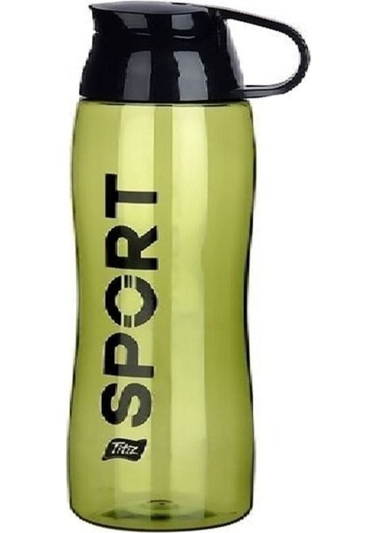 Yeşil 750 ml Plastik Matara, Pipetsiz, Hafif ve Tasarım