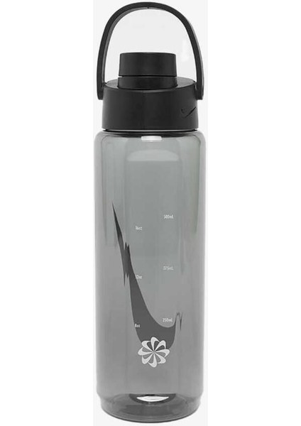 709 ml renkli şarj edilebilir, ve şık plastik suluk, gri renk