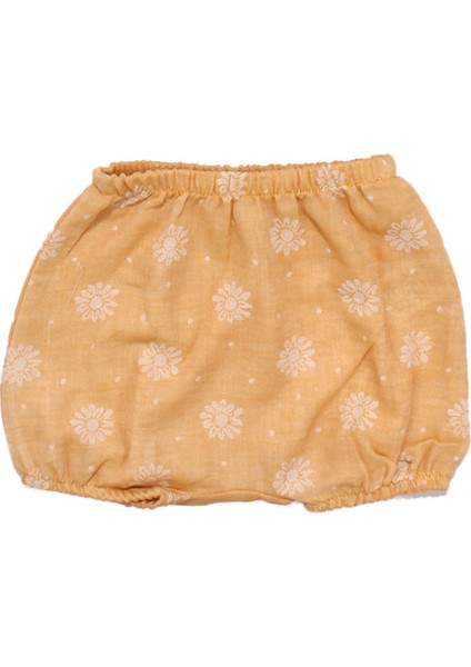 Kız Bebek Sarı Beyaz Papatya Desenli Şortlu 2'li Takım fırsatları