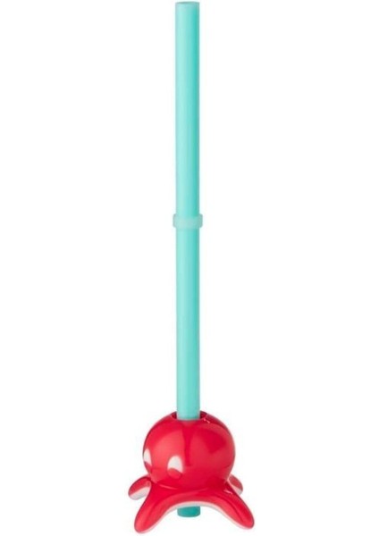 Renkli ve eğlenceli yüzen ahtapot pipetli cam bardak, 0,40 L, US menşei modelleri