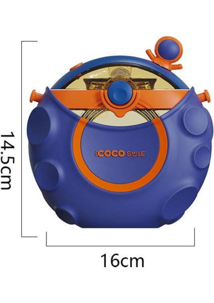 Uzay Temalı 630ml Silikon Kılıflı Tritan Matara, Çocuklar İçin Renkli ve fırsatları