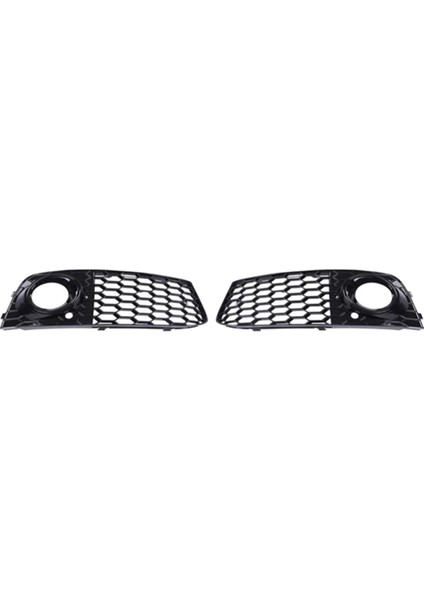 Araba Ön Tampon Sis Lambası Örgü Izgara Kapağı 8KD807682 8KD807681 Audi A4 B8 2009-2012 Sis Lambası Kapağı (Yurt Dışından)