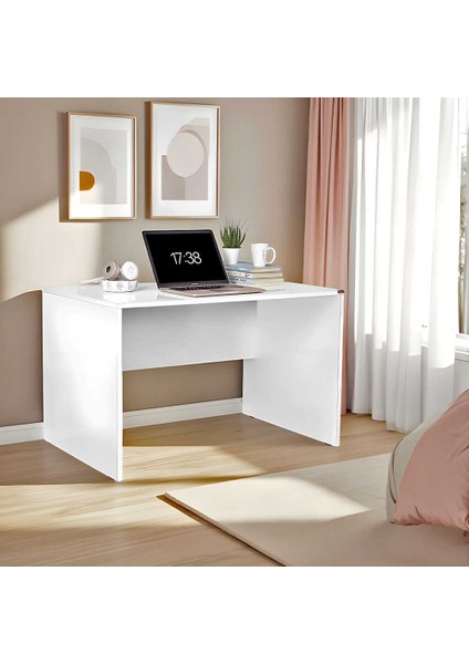 Adore Newyork Geniş Ofis Çalışma Masası - Diamond Beyaz