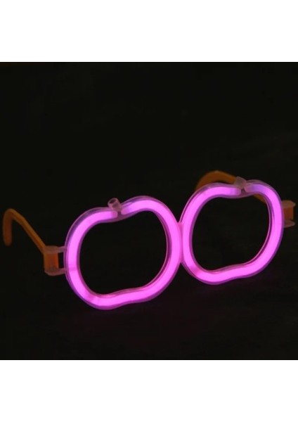 Büro Ev Ofis Gösteri Kostüm Gözlüğü Için 12ADET Neon Stick Elma Gözlük Seti