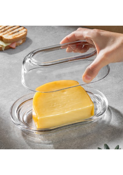 Kapaklı Cam Tereyağlık 176 ml fiyatları