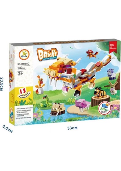 Bricks LEGO Hayvanlar 12IN1 232 Parça (SM198C)
