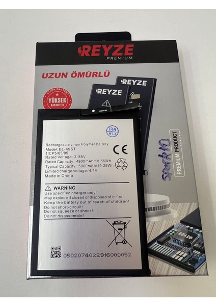 Reyze Tecno Spark 10 BL-49ST Batarya modelleri