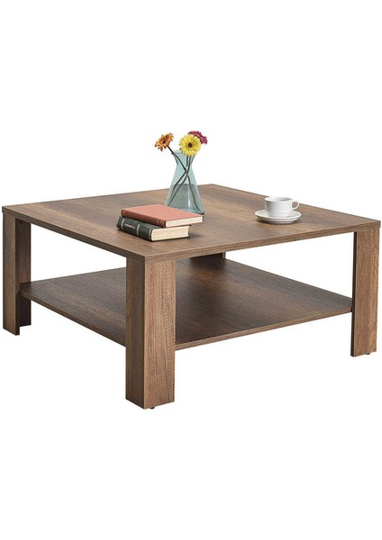 Adore New Line Kare Orta Sehpa - Oslo Ceviz fırsatları