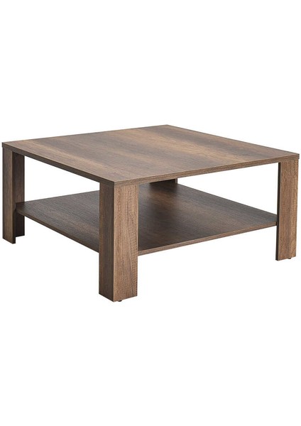 Adore New Line Kare Orta Sehpa - Oslo Ceviz