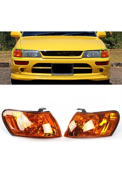 Araba Ön Köşe Lambası Işıkları Toyota Corolla AE100 E100 AE101 1993-1997 Için Uygun (Yurt Dışından) fiyatları