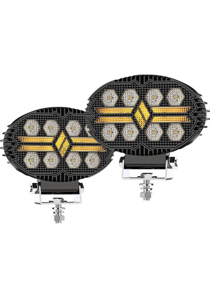 Oval 5.5 Inç Araba LED Çalışma Işıkları Gündüz Farları Kamyon Atv Utv Suv Motosiklet Araba Römork Tekne (Yurt Dışından) indirimleri