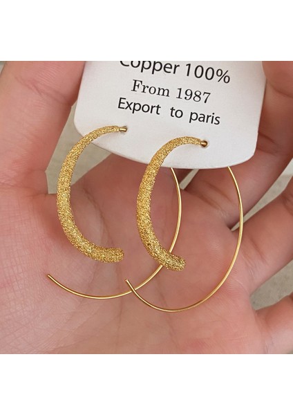 Niş Mizaç Metal Küpe Trendi Tasarım Küpeleri (Yurt Dışından) modelleri