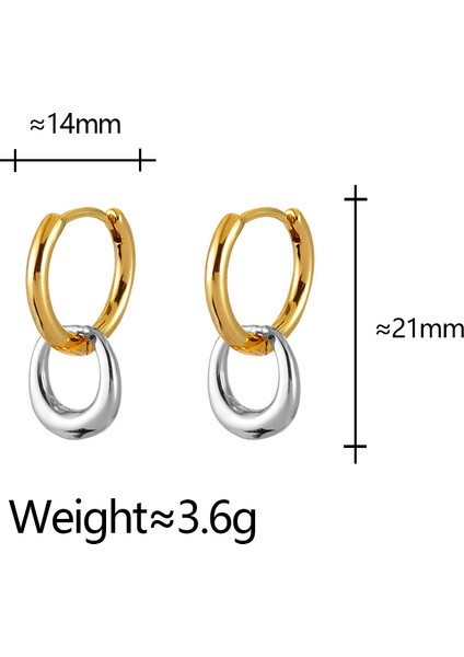 Niş Mizaç Metal Küpe Trendi Tasarım Küpeleri (Yurt Dışından) fırsatları