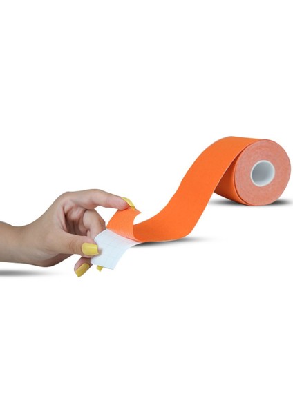 Esnek Turuncu Spor ve Terapi Bandı, Kas Destekleyici, Rahat ve Dayanıklı