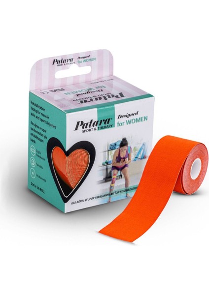 Esnek Turuncu Spor ve Terapi Bandı, Kas Destekleyici, Rahat ve Dayanıklı fiyatları