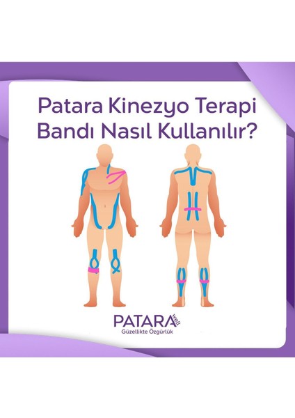 Esnek Turuncu Spor ve Terapi Bandı, Kas Destekleyici, Rahat ve Dayanıklı