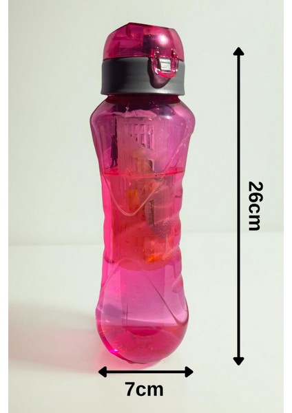 800ml Şeffaf Spor Matara, Hafif ve Sağlıklı Su Kabı, Plastik, TR Menşei modelleri