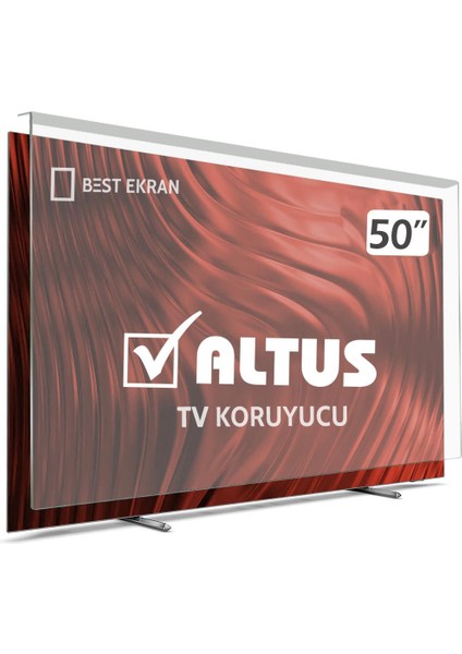 Altus AL50 UHD 9823 Tv Ekran Koruyucu - Altus 50" Inç 126 cm Ekran Koruyucu