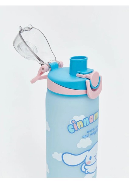 Renkli kız çocuk pipetli 600 ml suluk, hafif ve şık, gün boyu serin tutar fiyatları